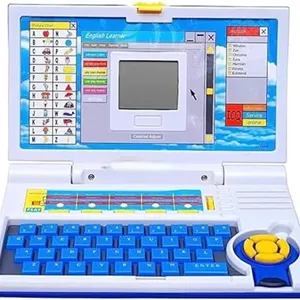 لپ تاپ آموزشی زبان انگلیسی TOY GARDEN برای کودکان، 20 فعالیت آموزشی با کنترل ماوس، یادگیری سرگرم کننده و تقویت مهارت برای پسران و دختران (چند رنگ)