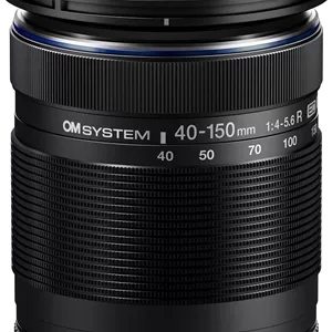 لنز OM SYSTEM M.Zuiko Digital ED 40-150mm f/4-5.6 R برای میکرو چهار سوم، مشکی
