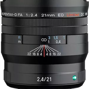لنز پرایم فوق عریض HD PENTAX-D FA 21mmF2.4ED Limited DC WR مشکی [برای استفاده با دوربین های DSLR فول فریم] [بدنه لنز آلومینیومی]