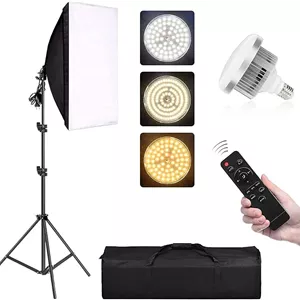 ست نورپردازی استودیویی مدل Softbox توان 85 وات