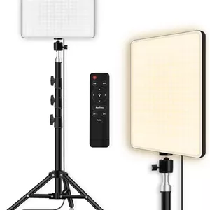 پنل نور ثابت ال‌ای‌دی GiftMax مدل LED Video Soft Light با پایه
