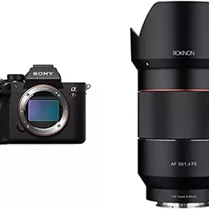 دوربین عکاسی سونی مدل ILCE-7RM4A به همراه لنز Rokinon مدل IO3514-E