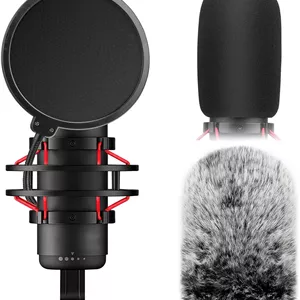 پاپ فیلتر میکروفون ChromLives مدل HyperX Quadcast مجموعه ۳ عددی