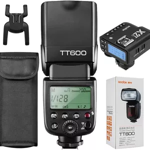 فلاش گوداکس مدل TT600 با تریگر X2T-C رنگ مشکی
