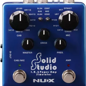 پدال شبیه ساز آمپلی فایر و اسپیکر NUX NSS-5 Solid Studio I.R.