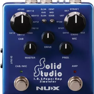 شبیه ساز آمپلی فایر و IR استودیوی NUX | Solid Studio