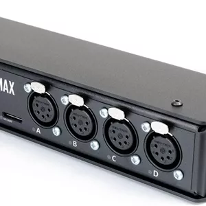 مبدل 4 پورت eDMX4 MAX 5 پین – ArtNet/sACN از طریق اترنت به DMX 512 با اتصالات XLR و بدنه فلزی مقاوم