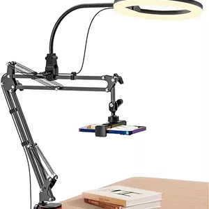 پایه نگهدارنده موبایل و دوربین مدل Ring Light سایز 10 اینچ