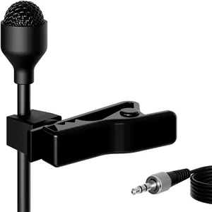 میکروفون یقه‌ای J K Pro مدل MIC-J 044 سازگار با فرستنده بی‌سیم سنهایزر - میکروفون کندانسور همه جهته