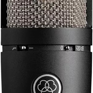 میکروفون کاندنسر دیافراگم بزرگ AKG P220 با عملکرد بالا - (بسته 1 عددی)، سیمی