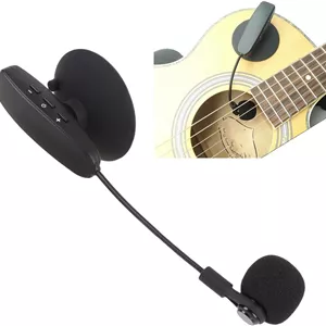 میکروفون ویولن Annadue، سیستم گیرنده و فرستنده میکروفون ساز 2.4G با مکنده، میکروفون پیکاپ برای اجرای ویولن، یوکللی، گیتار