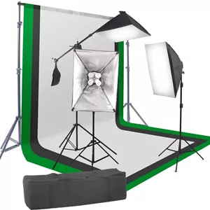 ست نورپردازی عکاسی Kaezi مدل H9004SB-69BWG توان 2400 وات