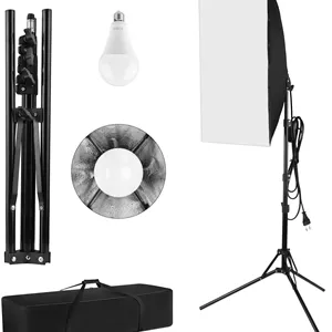 ست نورپردازی استودیویی مدل Softbox ابعاد 50x70 سانتی‌متر
