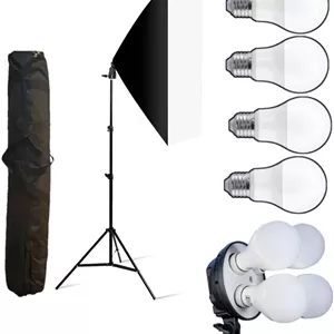 ست نورپردازی Powerpak مدل SL-4BS با سافت‌باکس