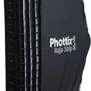 سافت باکس نواری تاشو سریع Phottix Raja سایز 30X140 سانتی متر