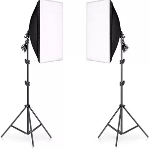 ست نورپردازی عکاسی Aiwanto مدل Softbox ابعاد 50x70 سانتی‌متر