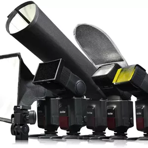 کیت لوازم جانبی فلاش اسپیدلایت عکاسی گودکس SA-K6 مدل 6 در 1 (مشکی)