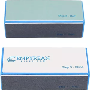 بلاک بافر سه مرحله ای Empyrean | پولیش و درخشان کننده ناخن | طبیعی و اکریلیک | انتخاب حرفه ای ها | بافر 1 عدد 