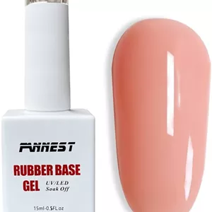 لاک ژل بیس حرفه ای لاستیکی - لایه بیس سازنده بی رنگ و طبیعی با قابلیت خیساندن - ایده آل برای طراحی ناخن DIY