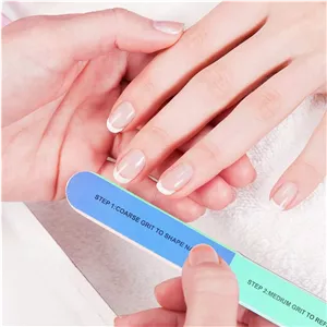ابزار چند وجهی طراحی ناخن، سوهان و بافر پرداخت کننده، ایده آل برای استفاده حرفه ای، جنس سنگ ماسه ای، وزن 12 گرم 