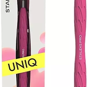 پوشر مانیکور STALEKS PRO با دسته سیلیکونی (پوشر باریک گرد و تیغه خمیده) - UNIQ Gummy - بسته 1 عددی - مدل PQ-10/4.2