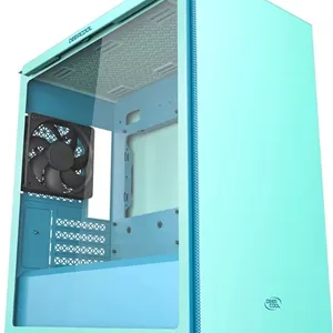 کیس Micro-ATX مینیمالیستی دیپ کول مدل MACUBE 110، پنل شیشه ای حرارت دیده مغناطیسی، محفظه درایو قابل جابجایی، نگهدارنده کارت گرافیک قابل تنظیم، 1 عدد فن از پیش نصب شده | R-MACUBE110-GBNGM1N-A-1