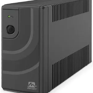 یو پی اس لاین اینتراکتیو مرکوری MAVERICK 750، با ظرفیت 750VA / 360W، قابلیت راه اندازی مجدد خودکار هنگام بازیابی برق AC، عملکرد Green Power، کنترل میکروپروسسوری، عملکرد DC Start، رنگ مشکی | Mercury-750