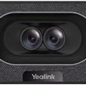 راهکار یکپارچه کنفرانس ویدیویی 4K یالینک MeetingBar A40-031 با دو دوربین 48 مگاپیکسلی، زاویه دید 120 درجه، آرایه 8 میکروفون MEMS، پنل لمسی CTP25، سازگار با Microsoft Teams و Zoom