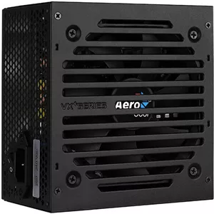 منبع تغذیه غیر ماژولار آیروکول VX Plus 750، توان 750 وات، سازگار با ATX 12V 2.3، فن 120 میلی متری بی صدا، کنترل سرعت حرارتی فن، PFC فعال، مشکی | VX-PLUS-750W