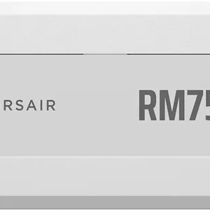 منبع تغذیه کامپیوتر کرسیر سری RMe مدل RM750e، کاملاً ماژولار، کم صدا، ATX، توان 750 وات، راندمان 80 PLUS Gold، فن بلبرینگ تفنگی 120 میلی‌متری، حالت فن Zero RPM، دارای گواهی ATX 3.1، سفید | CP-9020292-UK