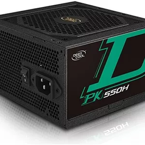 منبع تغذیه نیمه ماژولار دیپ کول PK550H 80  Bronze، ATX12V V2.5، فن 120 میلی متری، خازن ژاپنی، بازده ≥85٪، 100000 ساعت، مشکی | R-PC350D-NA0B-BE