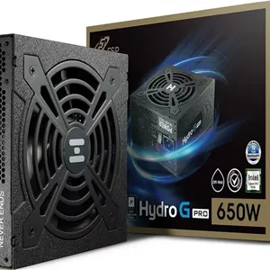 منبع تغذیه ماژولار نیمه بدون فن FSP HG2-650 Hydro G Pro 650W ATX، دارای گواهینامه 80  Gold، PFC فعال، فن FDB 120 میلی متری، جریان ورودی 8-4 آمپر، ولتاژ 100-240Vac | PPA6505006