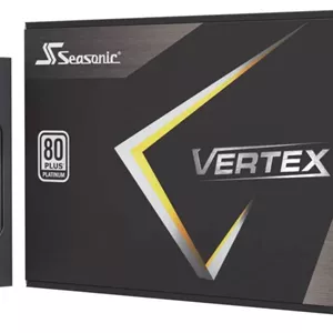 منبع تغذیه کاملاً ماژولار Seasonic VERTEX PX ATX 3.1، توان 1200 وات، بازدهی 80 PLUS پلاتینیوم، بلبرینگ دینامیکی سیال 135 میلی‌متری، فرم فاکتور ATX/EPS، مشکی | VERTEX PX