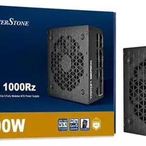 منبع تغذیه کاملا ماژولار SilverStone Triton 1000Rz، توان 1000 وات، Cybenetics Gold، تک فن 120 میلی متری FDB، PFC فعال، خازن های الکترولیتی ژاپنی، فرم فاکتور ATX، مشکی | SST-TR1000R-GM