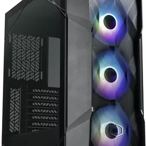 کیس میدتاور ATX کولر مستر TD500 Mesh V2 Airflow، مشبک چند ضلعی، شیشه حرارت دیده کریستالی، پنل بالایی قابل جابجایی، 3 عدد فن 120 میلی متری PWM ARGB قابل تنظیم، USB Gen 2 Type C (TD500V2-KGNN-S00)