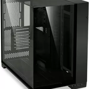 کیس کامپیوتر Lian-Li O11 Vision با شیشه حرارت دیده و فرم فاکتور E-ATX - مشکی
