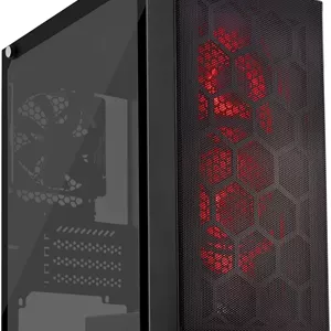 کیس کامپیوتر Micro-ATX سیلوراستون مدل SST-PS15B-RGB با شیشه حرارت دیده و 2 فن ورودی RGB در جلو PS15B-RGB