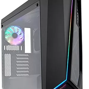 کیس گیمینگ میدتاور کرسیر Carbide SPEC-Omega RGB، دارای 2 فن RGB، شامل Lighting Node PRO، شیشه حرارت دیده - مشکی