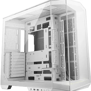 کیس کامپیوتر گیمینگ میان برج MSI MAG PANO 100L PZ سفید - پنل جانبی شیشه حرارت دیده - پشتیبانی از خنک کننده مایع تا رادیاتور 360 میلی متری - کیس رنگ سفید