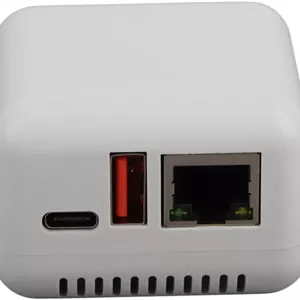 سرور چاپ شبکه USB 2.0، آداپتور سرور اشتراک چاپ LAN با منبع تغذیه Type C و سازگاری گسترده (دوشاخه US)