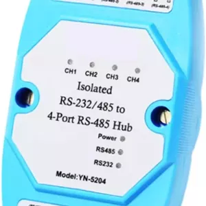 هاب تکرار کننده RS-485 با 4 پورت و ایزوله RS232 به RS485