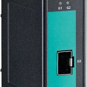 مبدل رسانه گیگابیتی صنعتی MOXA IMC-21GA، دارای اسلات SFP، -10 تا 60 درجه سانتیگراد