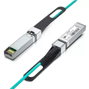کابل فیبر نوری فعال 10G SFP  به SFP ، کابل فیبر نوری چند حالته OM3 MMF با SFP  برای سیسکو SFP-10G-AOC2M، یوبیکیوتی UniFi، سوپرمیکرو، میکروتیک، 2 متر