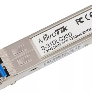 فرستنده و گیرنده SFP میکروتیک 1.25G 1310nm 20km تک حالته