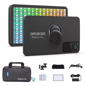 ست کامل نور پنلی 60 وات RGBWW آماران مدل Pano 60c