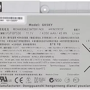 باتری لپ تاپ 45Wh VGP-BPS30 جایگزین برای سونی وایو SVT11 SVT13 T11 T13 SVT131 SVT1312 SVT131A11T SVT13117ECS با عملکرد بالا