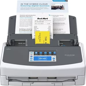 اسکنر اسناد فوجیتسو ScanSnap iX1600 با قابلیت اتصال به فضای ابری، مناسب برای مک یا کامپیوتر، سفید