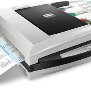 اسکنر تخت و ADF سایز A4 Plustek Smart Office، سرعت اسکن 32ppm/64ipm، ظرفیت 50 برگه، چرخه کاری 3000 صفحه در روز، تشخیص خودکار، رابط USB 2.0، LED | PL3060
