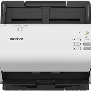 اسکنر Brother ADS-4300N، دارای ADF با ظرفیت 80 برگ، سرعت اسکن 40 صفحه در دقیقه (یک رو) / 80 تصویر در دقیقه (دو رو)، رزولوشن 600 DPI، سیاه و سفید | 5WDE0600173