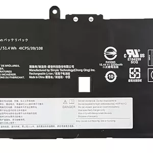 باتری لپ تاپ 53Wh FPB0357 جایگزین برای فوجیتسو FMV LIFEBOOK CH75/E3 CH90/E3 WC2/E3 WC1/E3 سری CP790491-01 GC020028M00 4ICP5/39/108 3435mAh 15.44V با عملکرد بالا